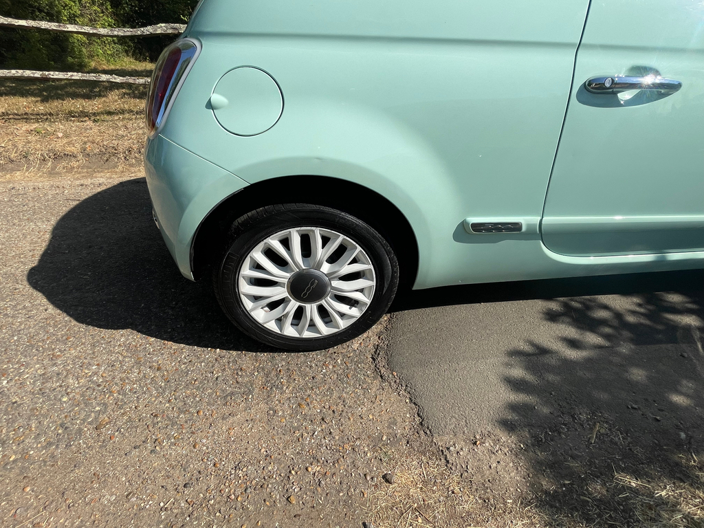 Fiat 500 1.2 Cult Hatchback Euro 5 Ss White #10