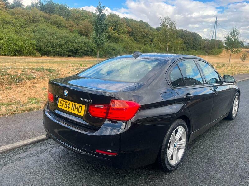 BMW 3 Series 2.0 318D Sport Euro 5 Ss Black #2