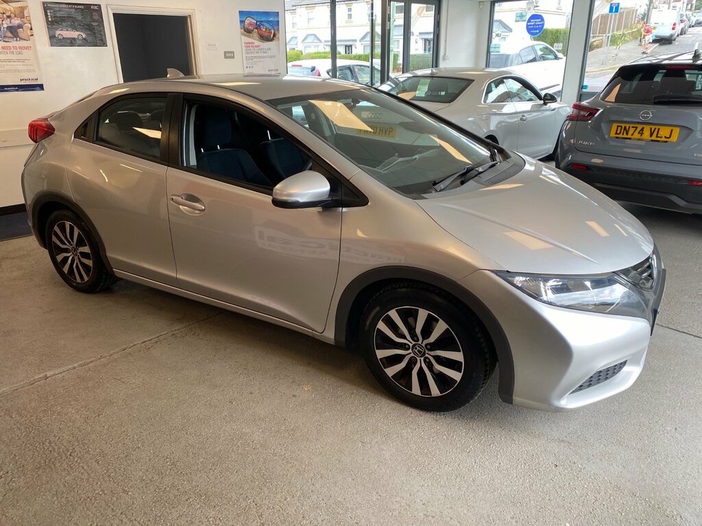 Honda Civic 1.6 I-dtec Se-t Hatchback Euro 5 Silver #3