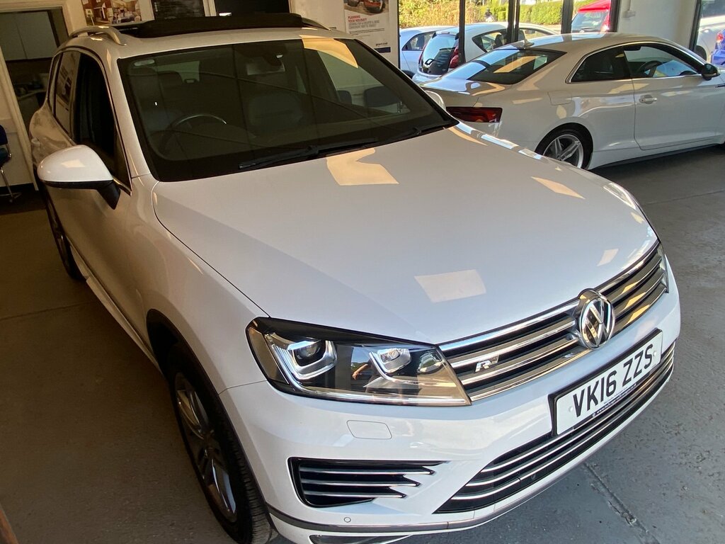 Volkswagen Touareg V6 R-line Tdi Blue #11