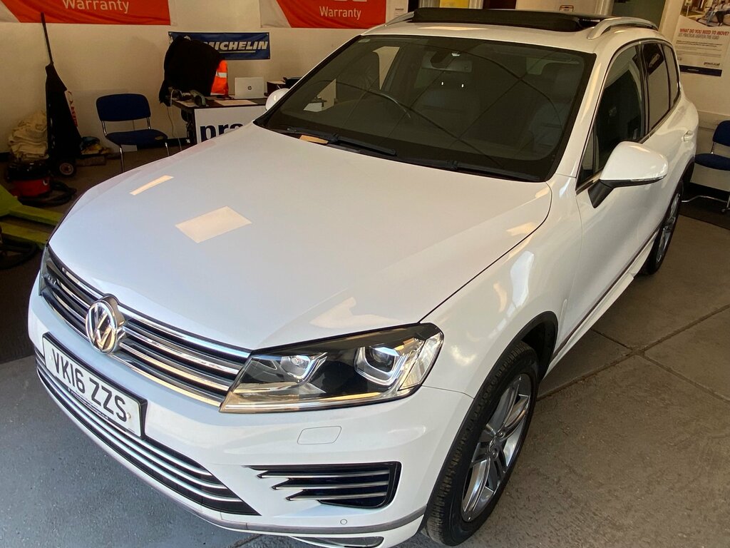 Volkswagen Touareg V6 R-line Tdi Blue #12