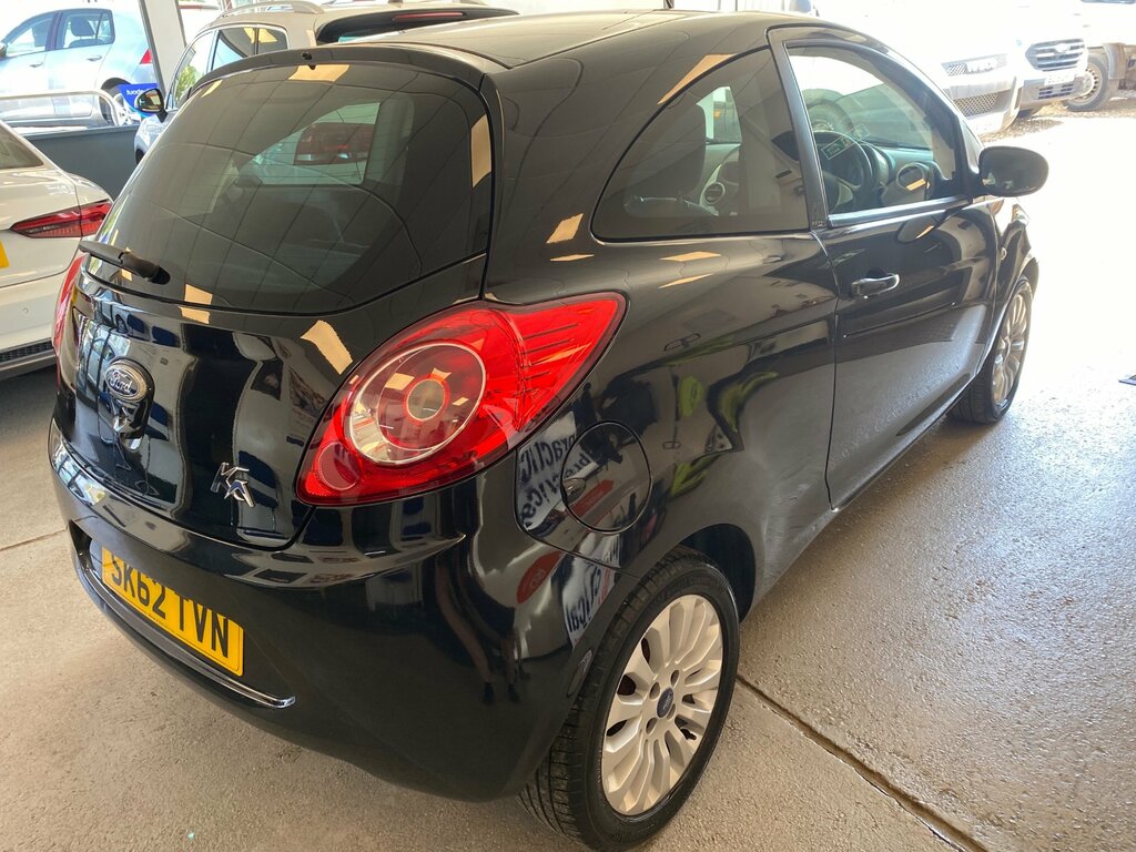 Ford KA 1.2 Zetec Hatchback Euro 5 Ss Black #3