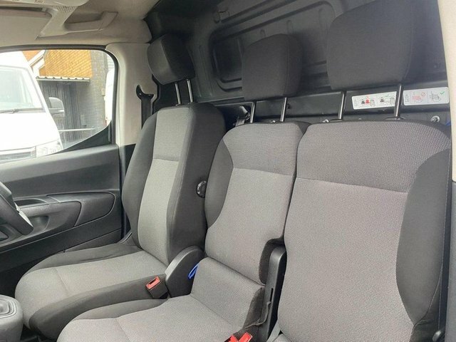 Peugeot Partner Bluehdi 950 S 100Ps Lwb Euro 6 With No Vat, Dab Ra White #10