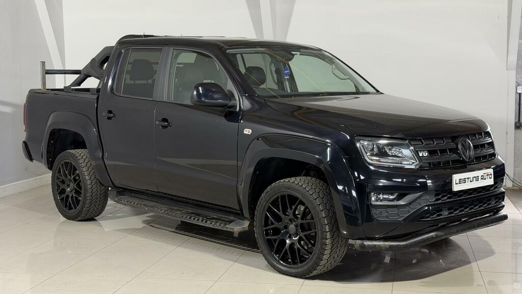 Volkswagen Amarok 3.0 Tdi V6 Bluemotion Tech Highline Pickup Double Black #4