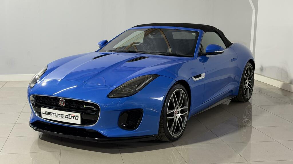 Jaguar F-Type 3.0 V6 R-dynamic Convertible Euro Blue #3