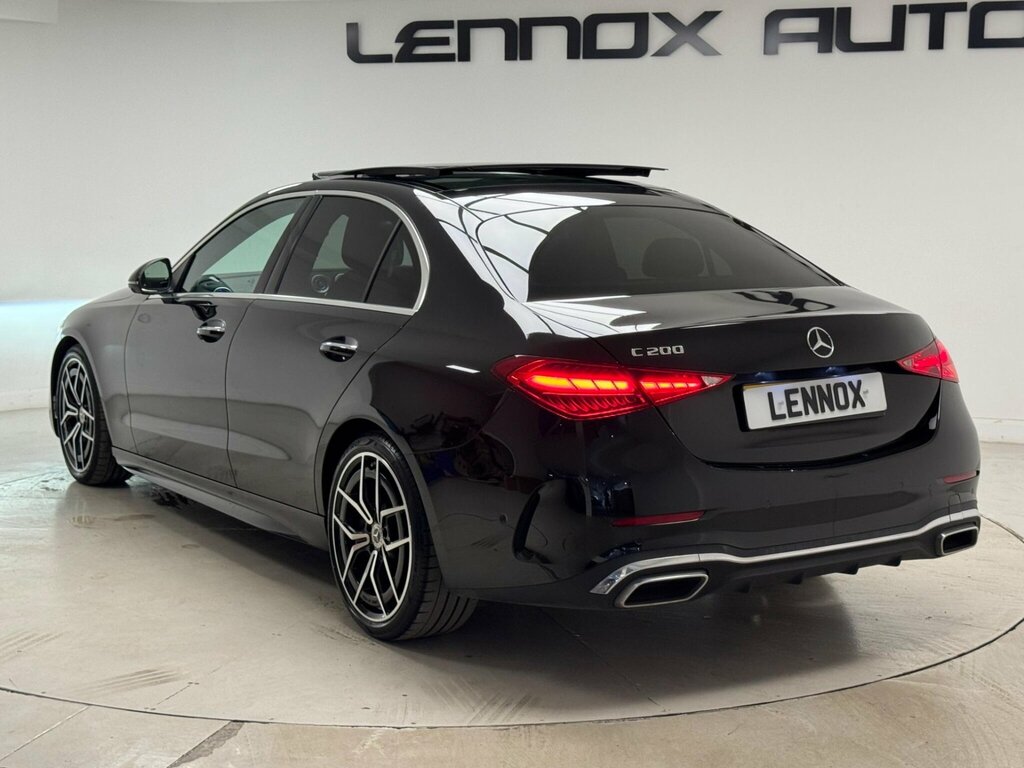 Mercedes-Benz C Class 1.5 C200h Mhev Amg Line Premium Plus G-tronic E Black #3