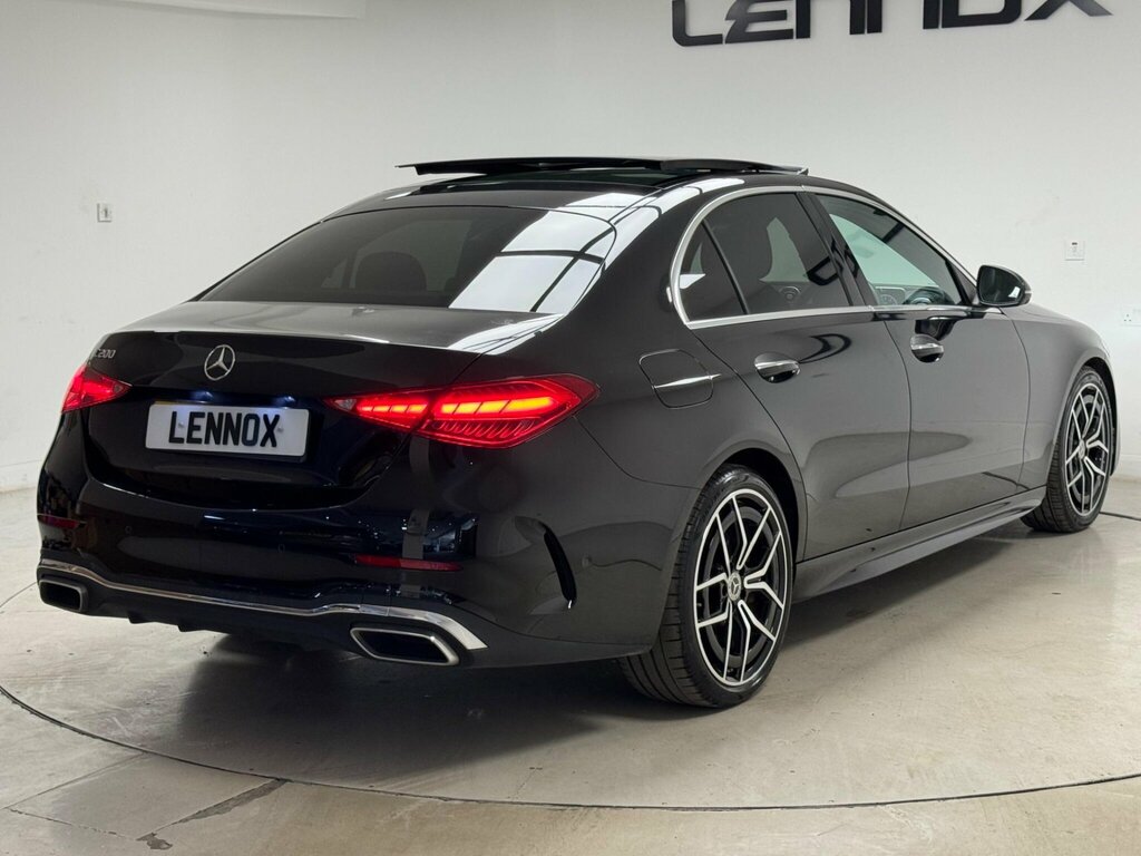 Mercedes-Benz C Class 1.5 C200h Mhev Amg Line Premium Plus G-tronic E Black #5