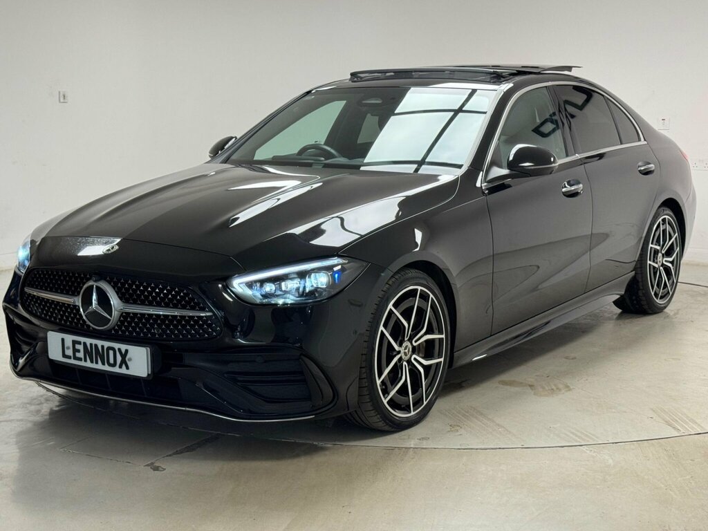 Mercedes-Benz C Class 1.5 C200h Mhev Amg Line Premium Plus G-tronic E Black #2