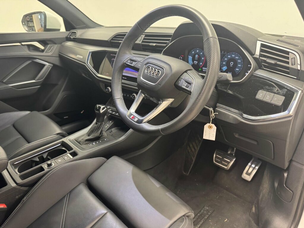 Audi Q3 2.0 Tdi 40 S Line S Tronic Quattro Euro 6 Ss CX74KUO White #6