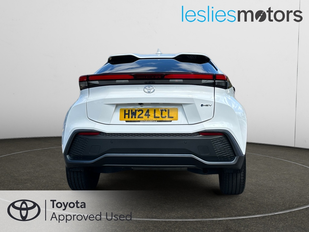 Toyota C-Hr 1.8 Hybrid Design Cvt White #3