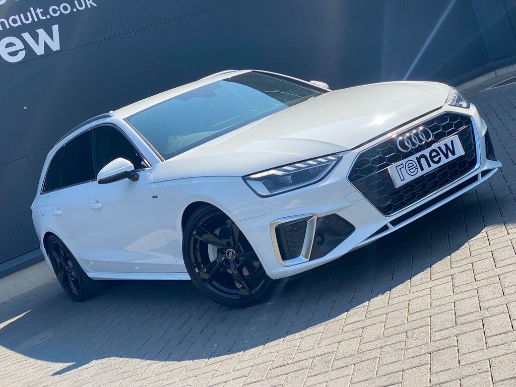 Audi A4 Avant 2.0 Tfsi 40 S Line S Tronic Euro 6 Ss White