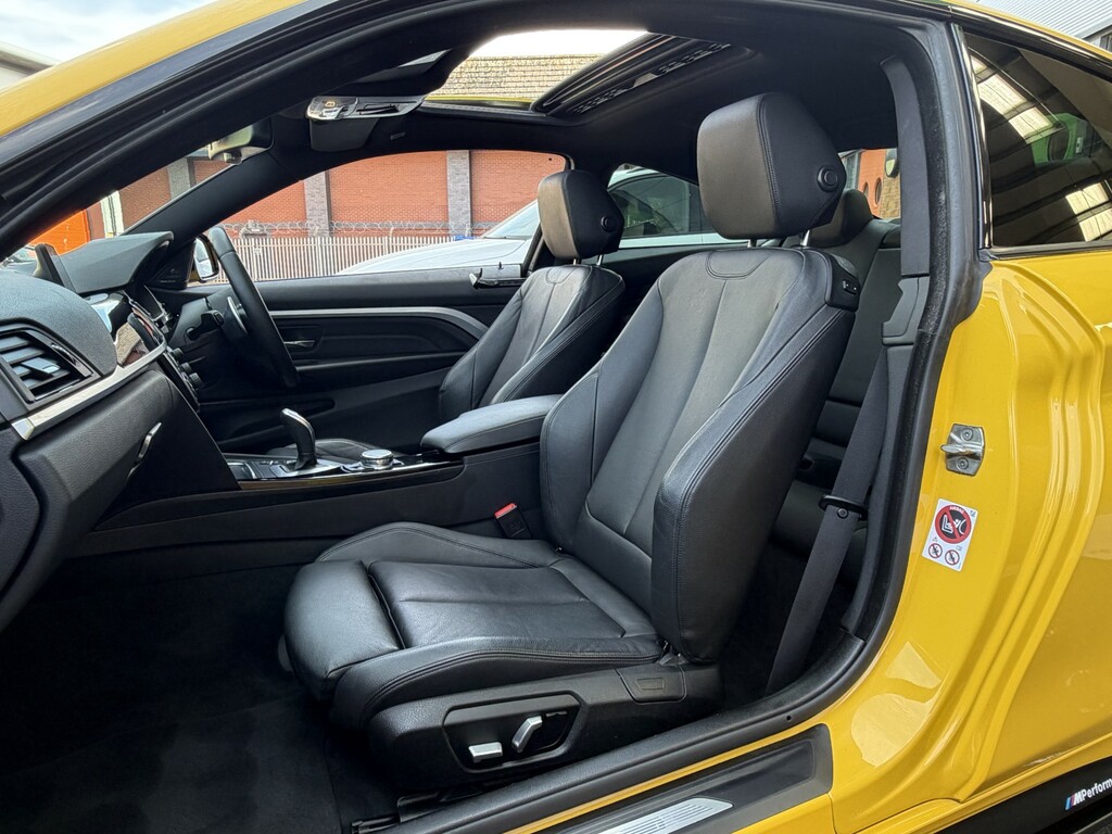 BMW 4 Series Gran Coupe 2.0 420D M Sport Coupe Xdrive Euro FP66YMO Yellow #5