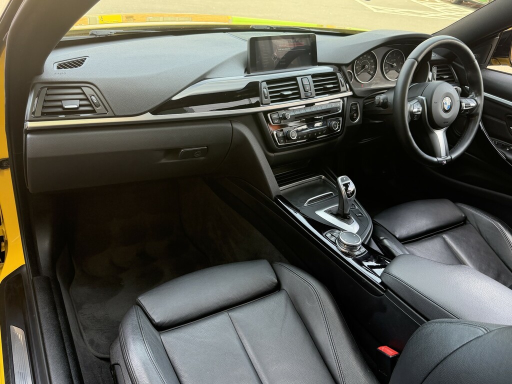 BMW 4 Series Gran Coupe 2.0 420D M Sport Coupe Xdrive Euro FP66YMO Yellow #4