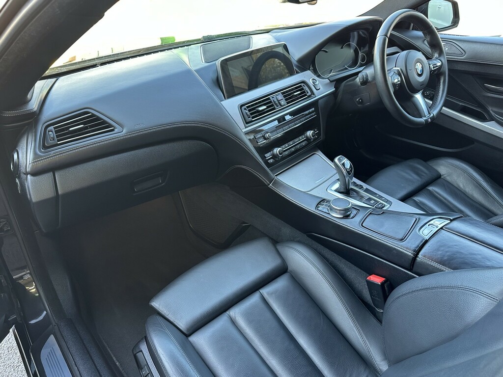 BMW 6 Series Gran Coupe 3.0 640D M Sport Coupe Euro 6 Ss Black #4
