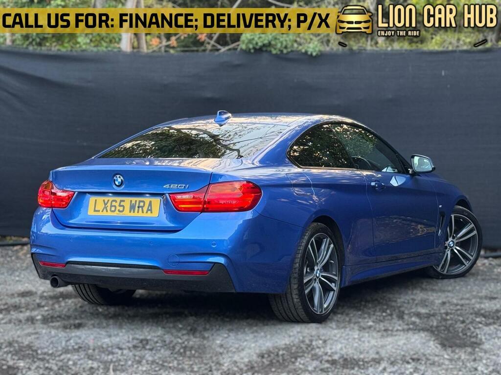 BMW 4 Series 2.0 420I M Sport Convertible Eur Blue #9
