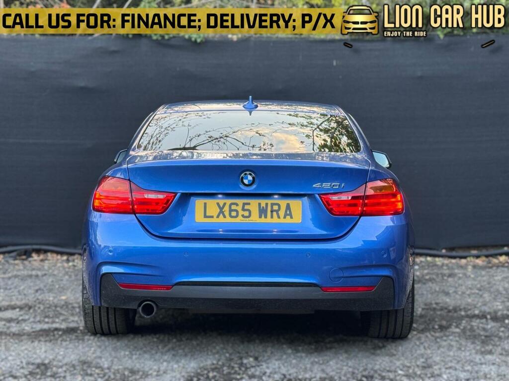 BMW 4 Series 2.0 420I M Sport Convertible Eur Blue #8