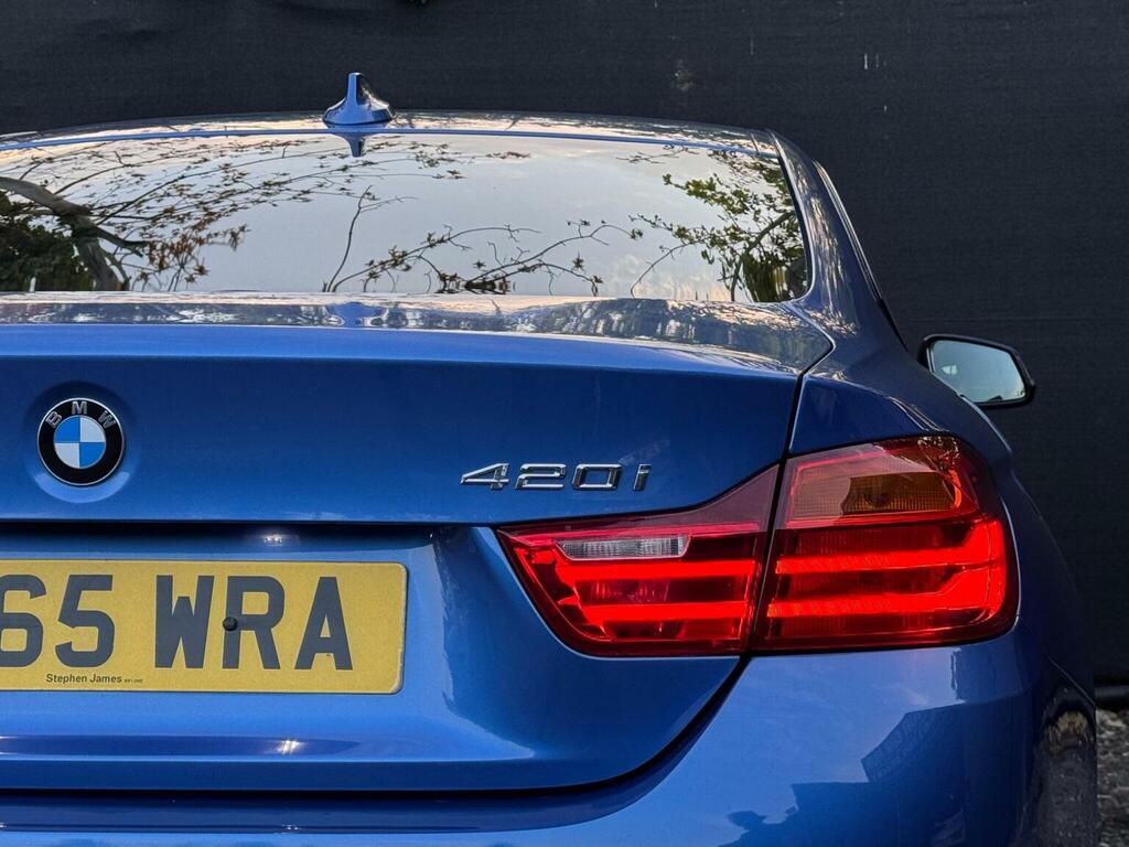 BMW 4 Series 2.0 420I M Sport Convertible Eur Blue #17