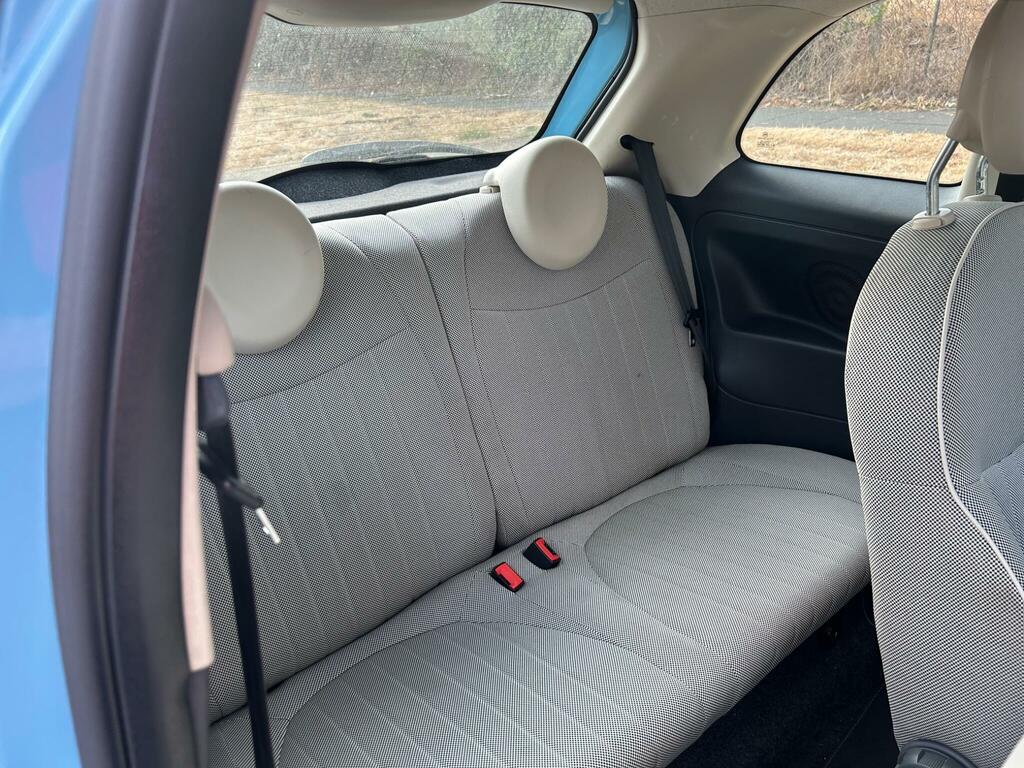 Fiat 500 C Lounge 1.2 43,793 White With Burgundy Roo White #15