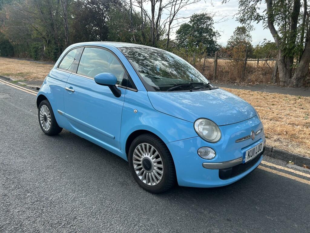 Fiat 500 C Lounge 1.2 43,793 White With Burgundy Roo White #9