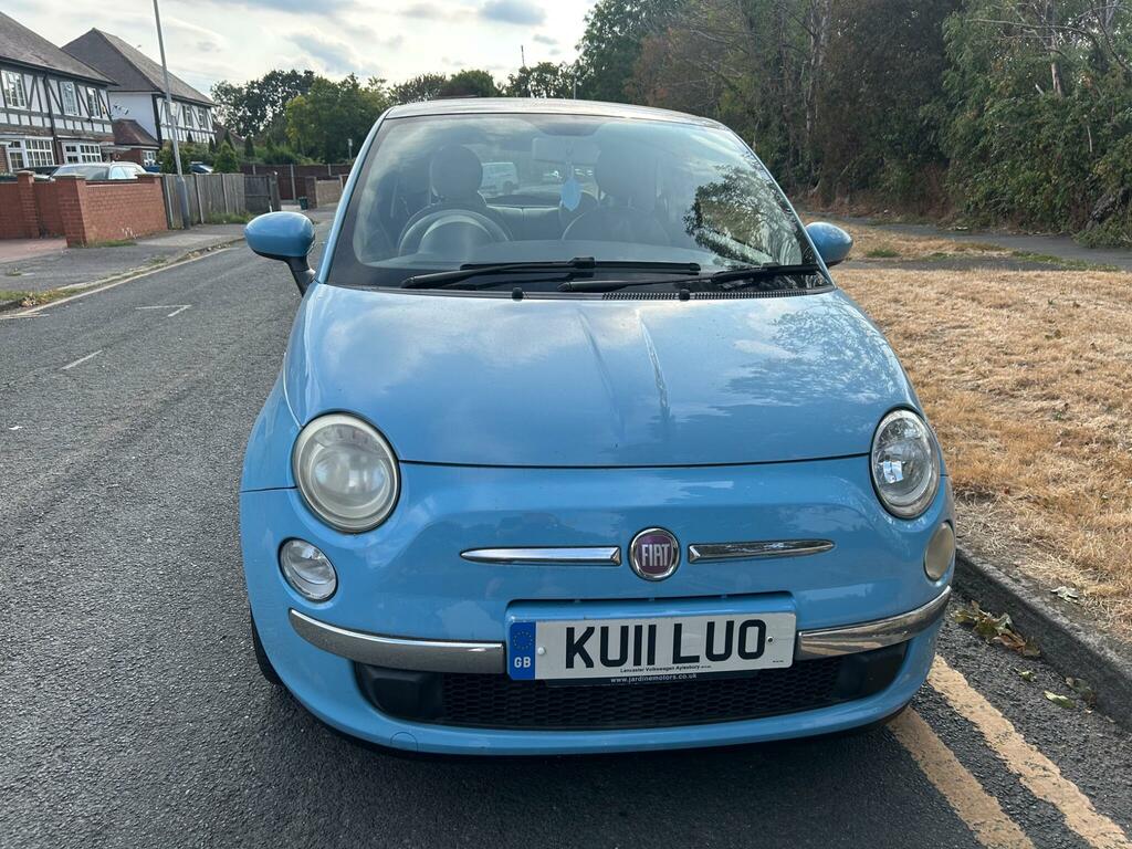 Fiat 500 C Lounge 1.2 43,793 White With Burgundy Roo White #8