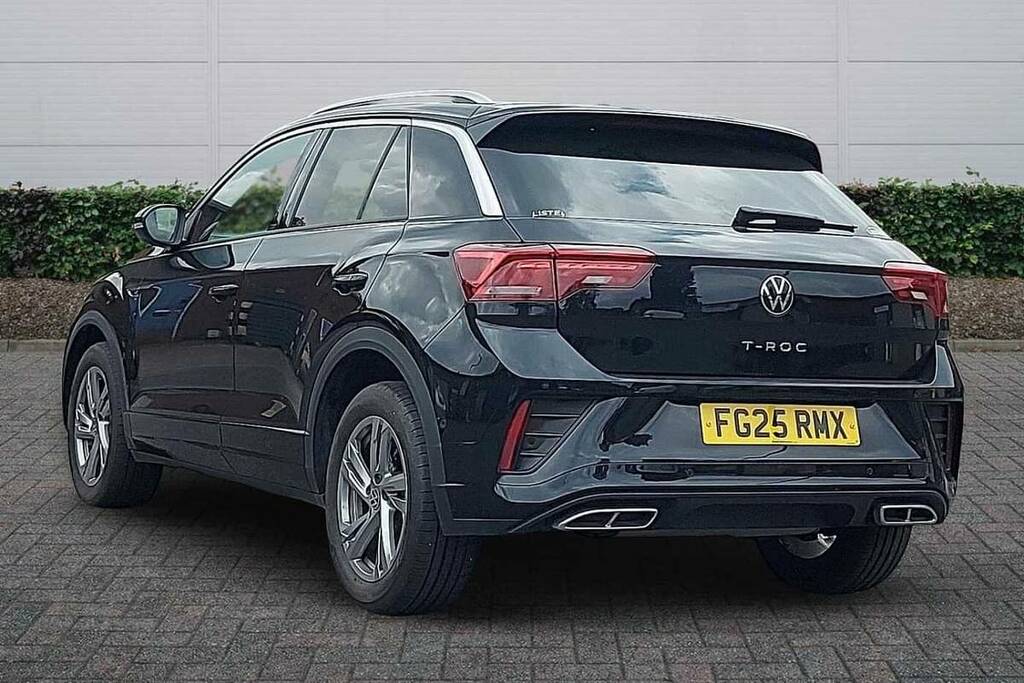 Volkswagen T-Roc 1.5 Tsi R-line Dsg FG25RMX Black #3