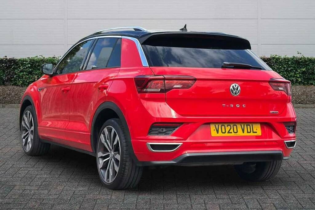 Volkswagen T-Roc 2.0 Tsi 4Motion R-line Dsg Red #3