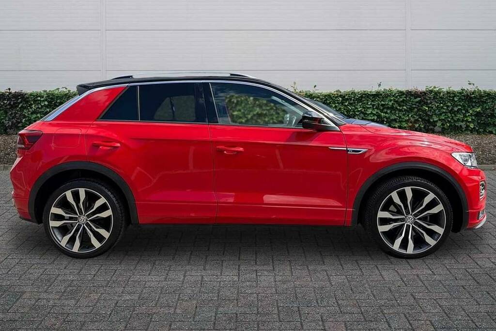 Volkswagen T-Roc 2.0 Tsi 4Motion R-line Dsg Red #4