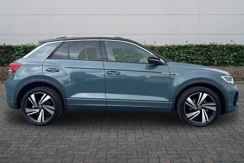 Volkswagen T-Roc 1.5 Tsi R-line Dsg VK23FTJ Blue #4