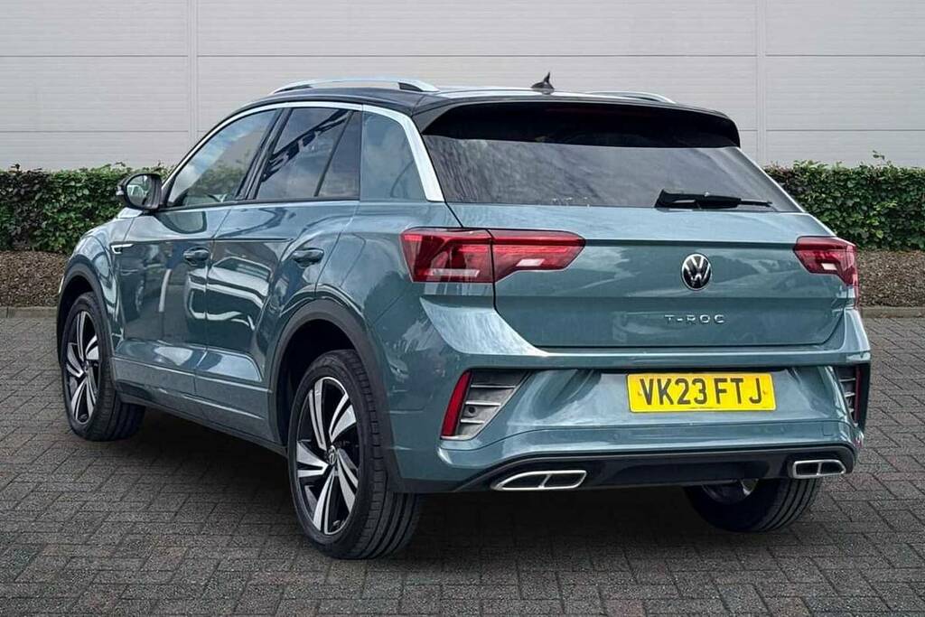 Volkswagen T-Roc 1.5 Tsi R-line Dsg VK23FTJ Blue #3