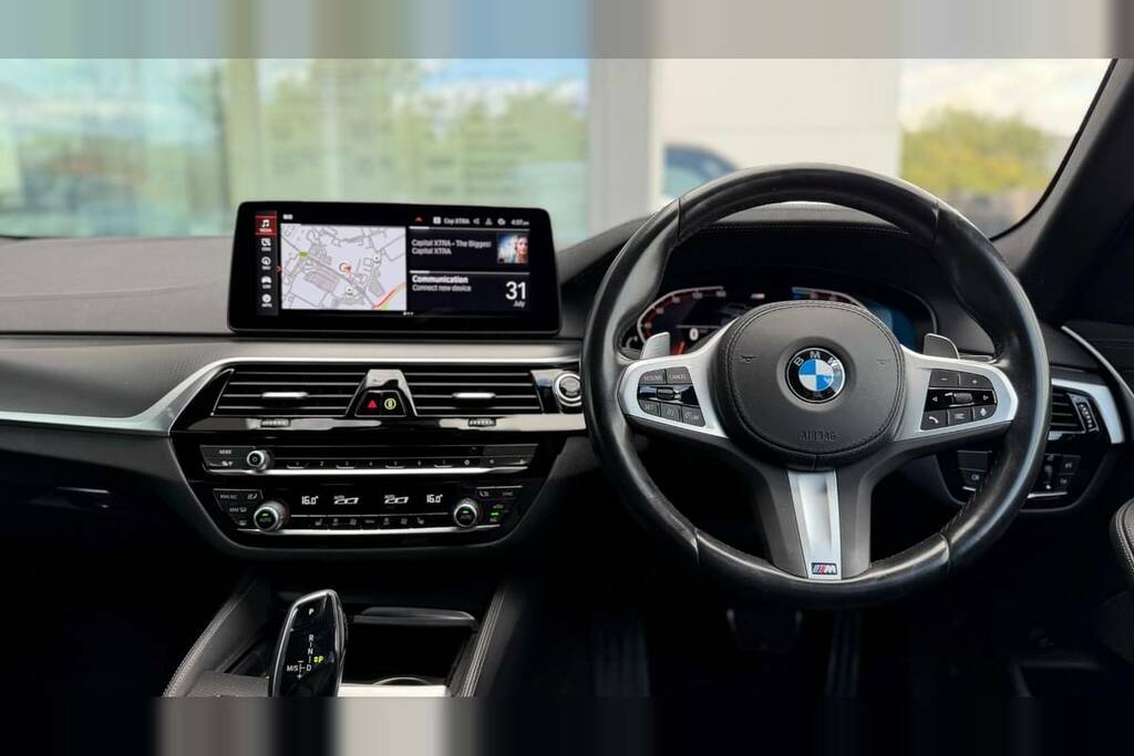 BMW 5 Series 520D Mht M Sport Step Black #5