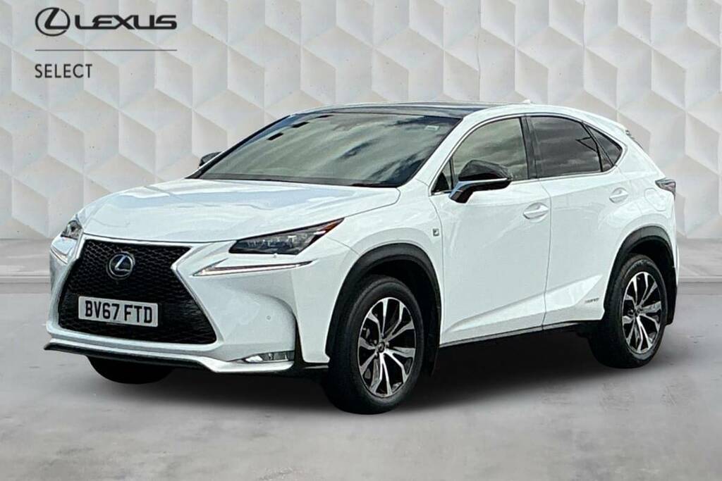 Lexus NX 300H 2.5 F-sport Cvt White #3