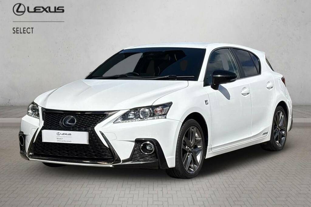 Lexus CT 200H 1.8 F-sport Cvt White #3
