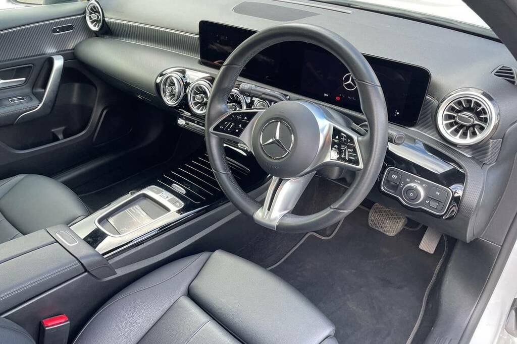 Mercedes-Benz A Class 1.3 A200h Mhev Amg Line Executive Saloon Pet Black #4