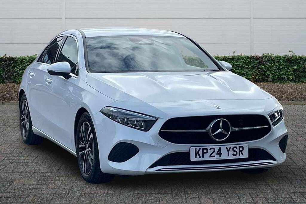 Mercedes-Benz A Class 1.3 A200h Mhev Amg Line Executive Saloon Pet Black #1