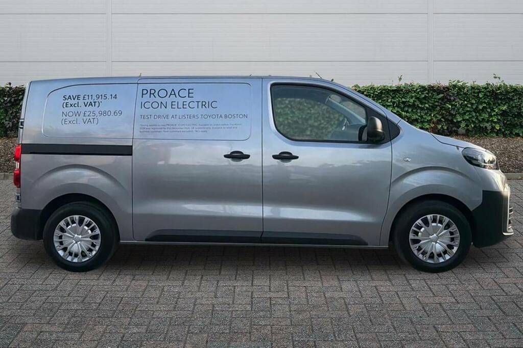 Toyota PROACE 100Kw Icon 75Kwh Van 11Kwch FY75OAD Grey #5