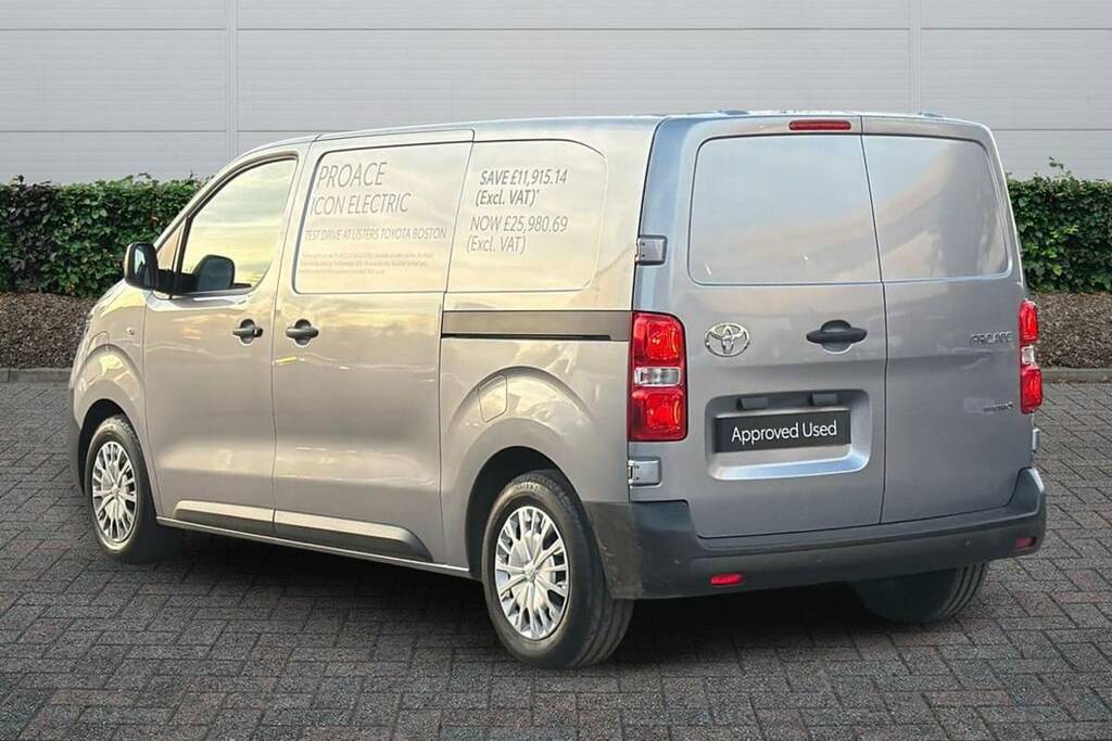 Toyota PROACE 100Kw Icon 75Kwh Van 11Kwch FY75OAD Grey #2