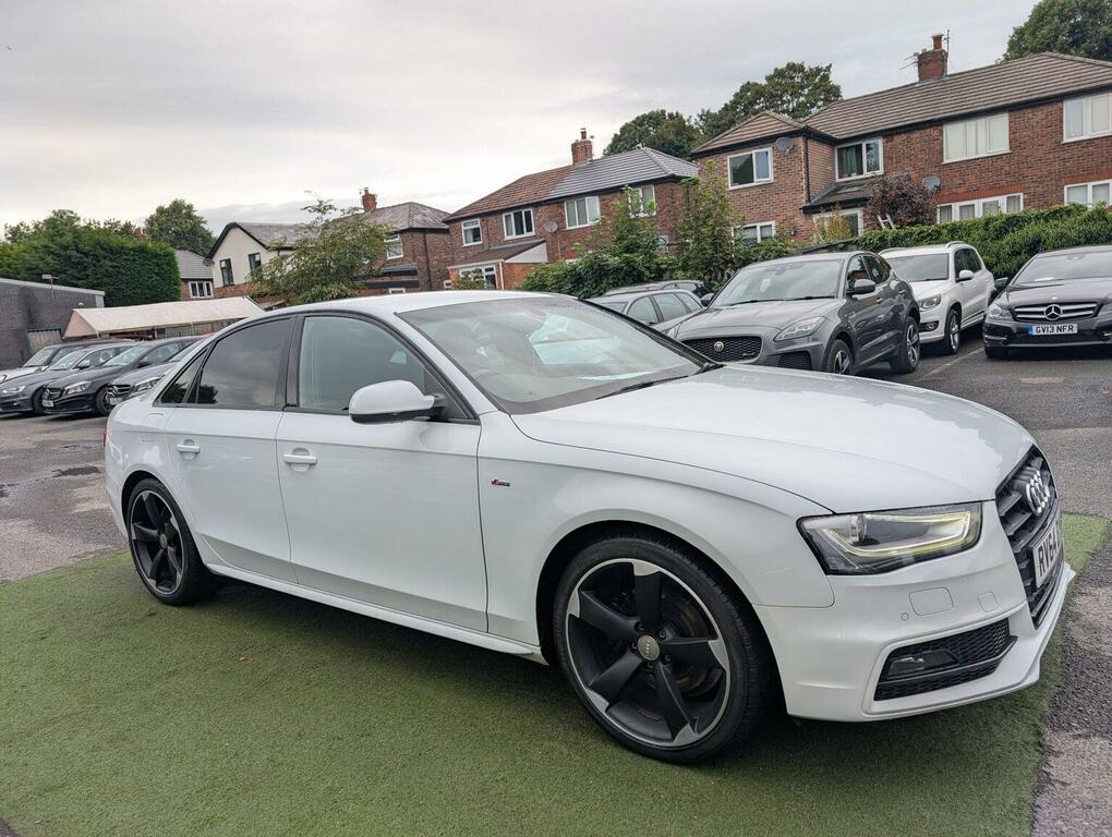 Audi A4 Saloon 2.0 Tdi Black Edition S Tronic Quattro Euro White #4