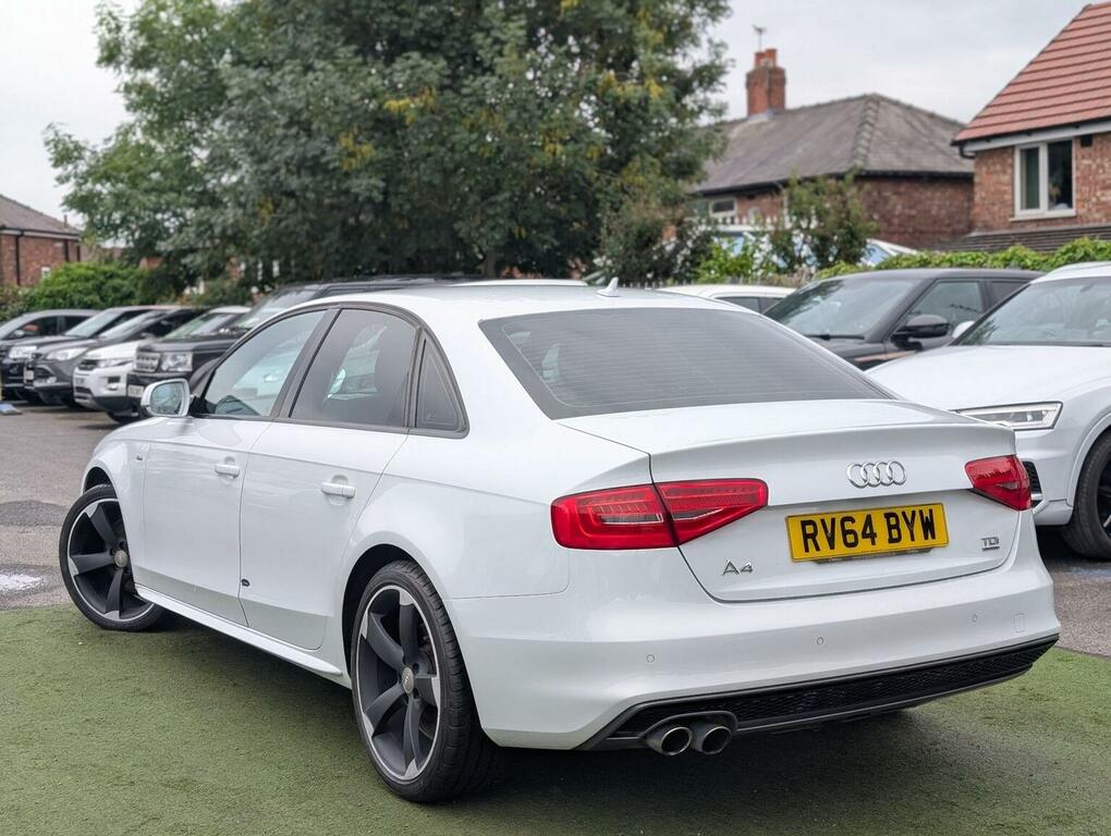Audi A4 Saloon 2.0 Tdi Black Edition S Tronic Quattro Euro White #3
