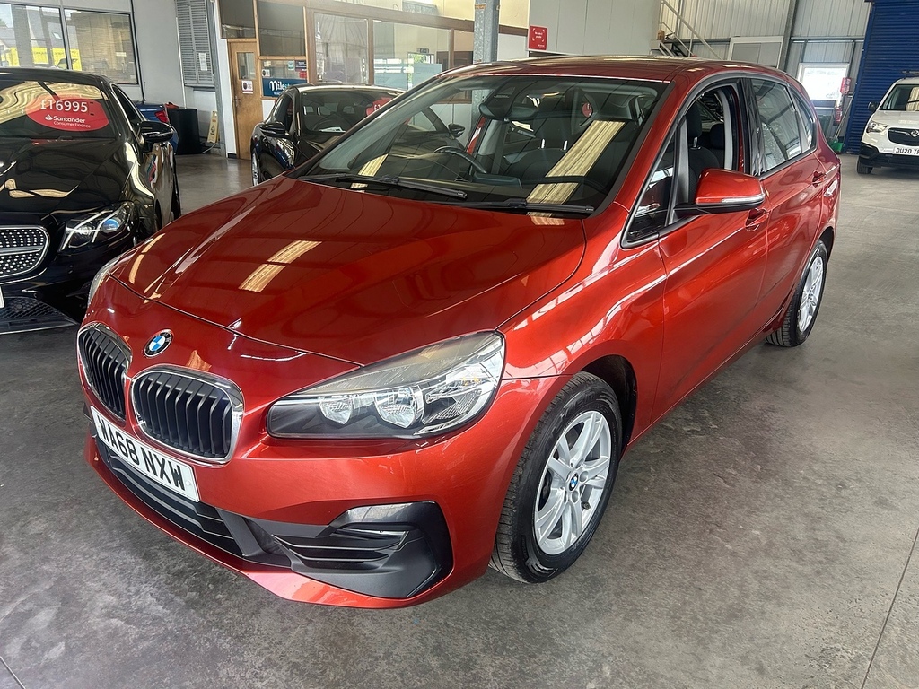 BMW 2 Series Active Tourer 220I Se WA68NXW Orange #2