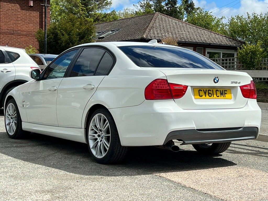 BMW 3 Series Saloon 2.0 318D Performance Edition Saloon 2011 CY61CMF White #6