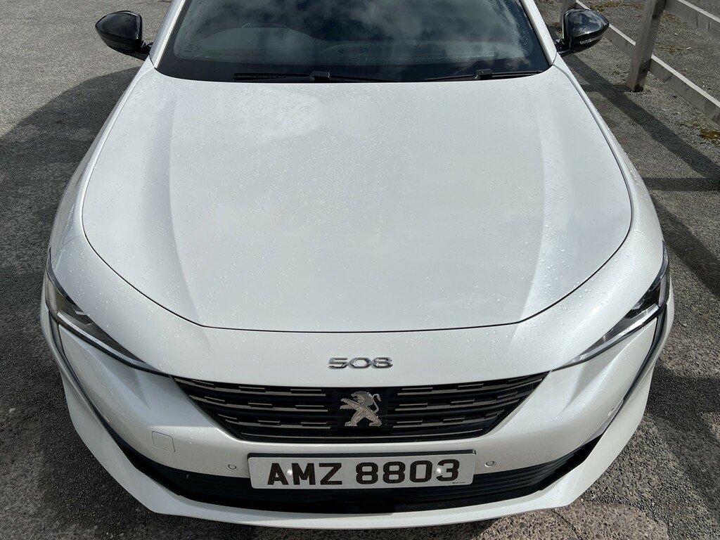 Peugeot 508 SW Estate 1.6 508 Sw Allure Premium Hybrid 225 E-eat8 AMZ8803 White #5