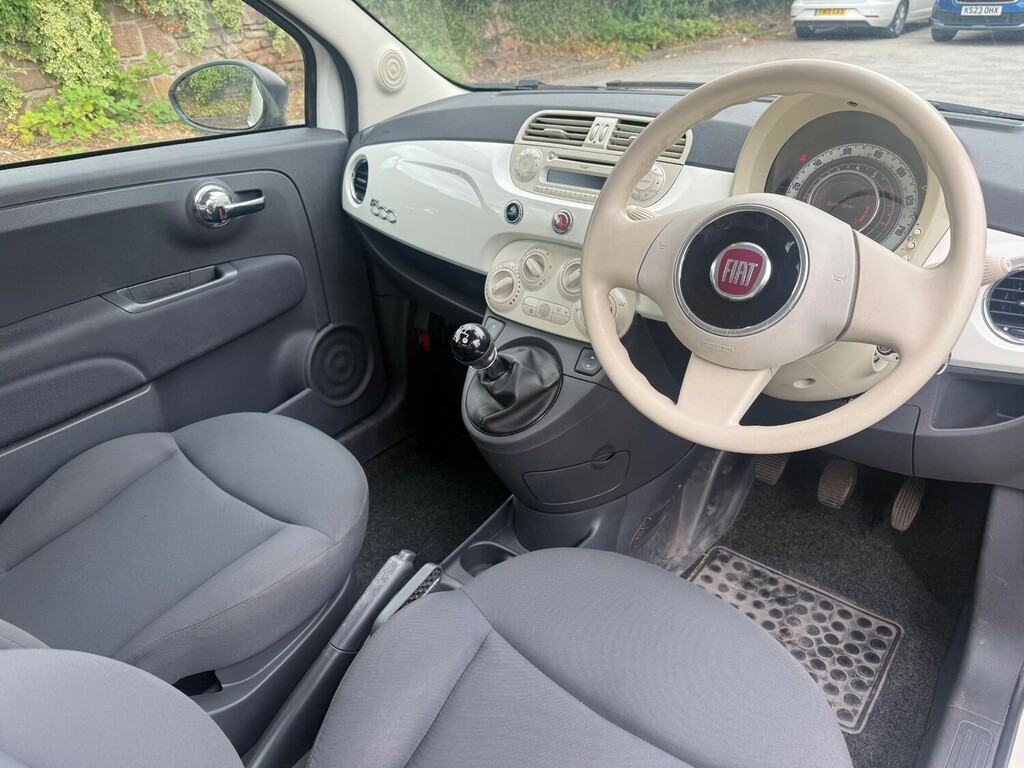 Fiat 500 1.2 Lounge Euro 5 Ss White #7
