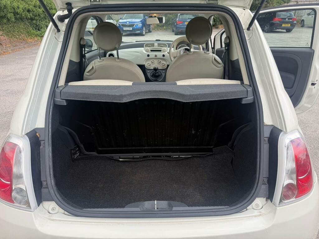 Fiat 500 1.2 Lounge Euro 5 Ss White #9
