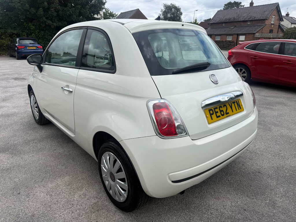Fiat 500 1.2 Pop Start Stop Hatchback White #6