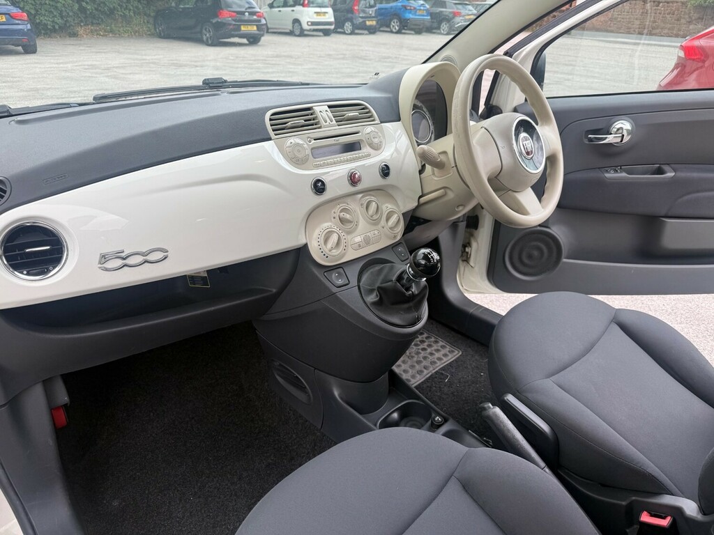 Fiat 500 1.2 Lounge Euro 5 Ss White #11