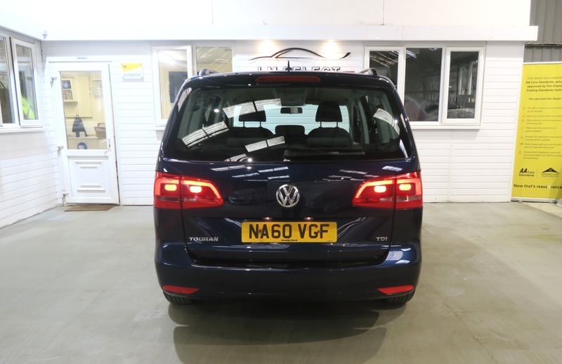 Volkswagen Touran 1.6 S Tdi Bluemotion Technology 103 Bhp Blue #12