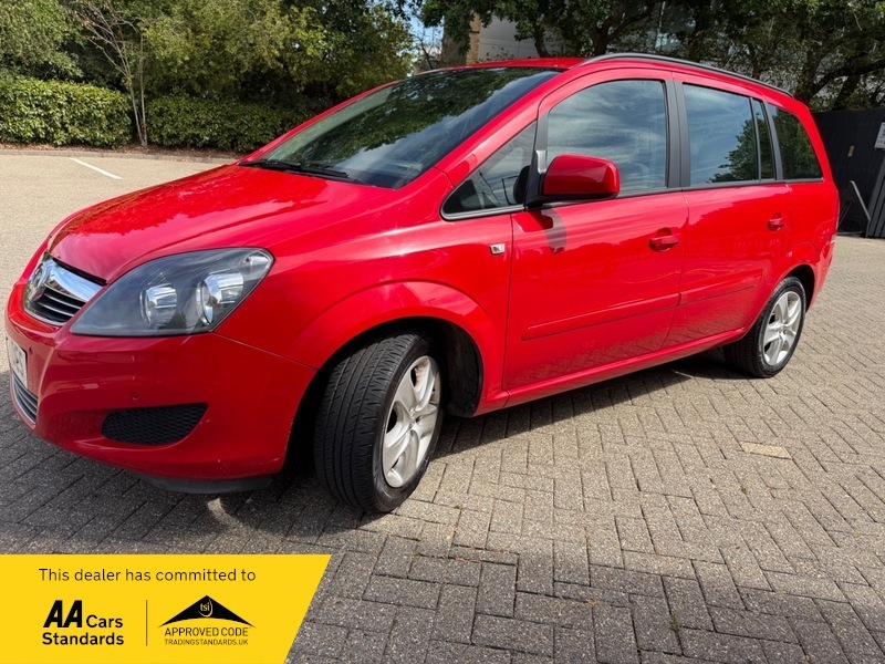 Vauxhall Zafira 1.6 16V Exclusiv Mpv Red #3