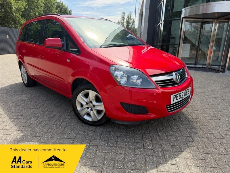 Vauxhall Zafira 1.6 16V Exclusiv Mpv Red
