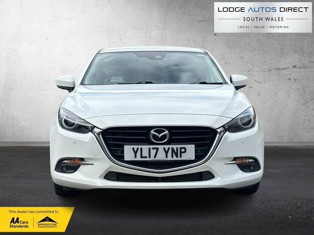Mazda 3 2.2 Skyactiv-d Sport Nav Hatchback Manu White #3