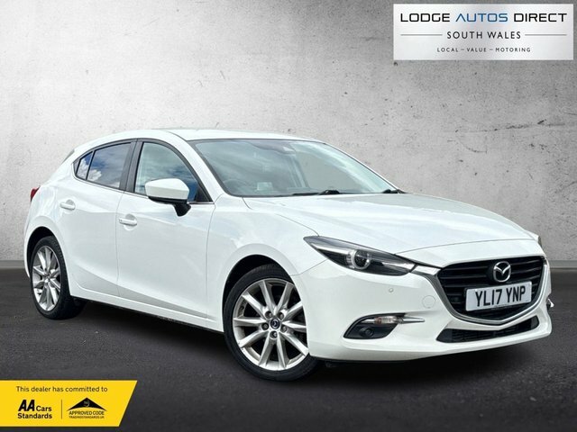 Mazda 3 2.2 Skyactiv-d Sport Nav Hatchback Manu White